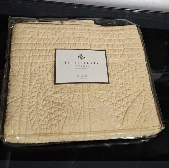 Pottery Barn Hanna Standard Sham, Yellow - Picture 1 of 2
